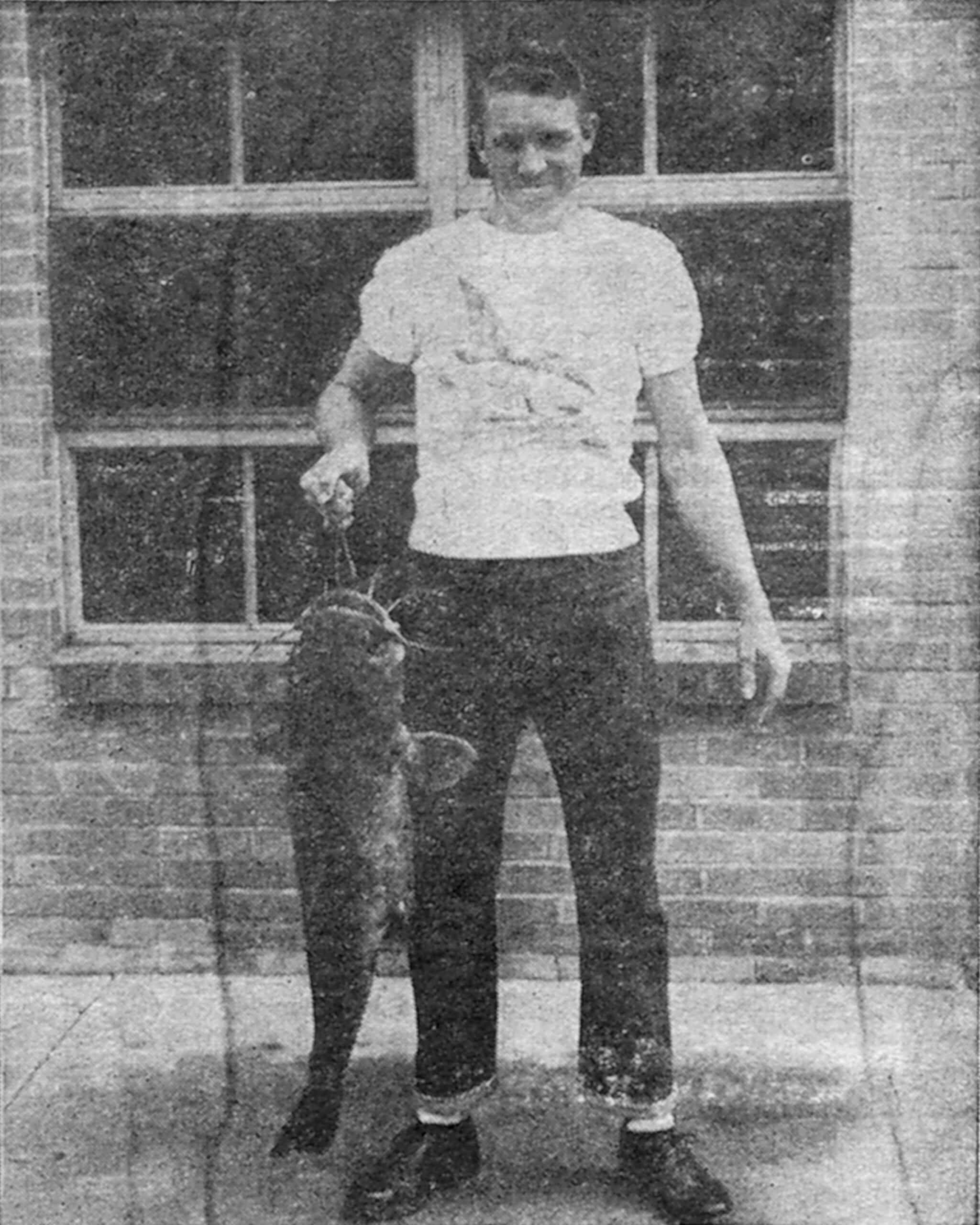prizecatch51 The Garrett Family sitting on the front steps of their house